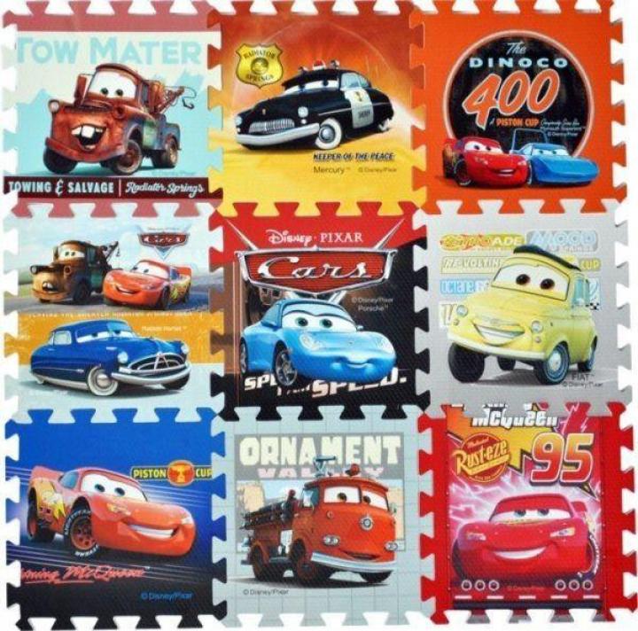 pěnové puzzle Cars
