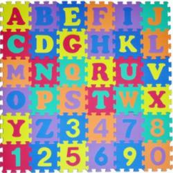 pěnové puzzle Písmena a čísla