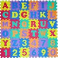 pěnové puzzle Písmena a čísla