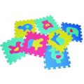 Pěnové puzzle Zvířata 30x30cm 10ks v sáčku