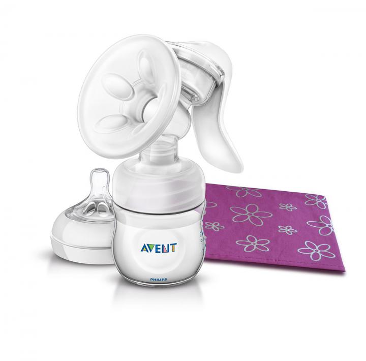 Philips Avent Natural se zásobníkem 125ml PP + šátek