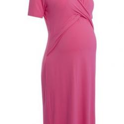 Pink Jersey Nursing Dress