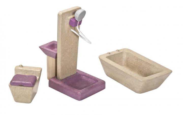 Plan Toys EKO - nábytek  koupelna do domečku