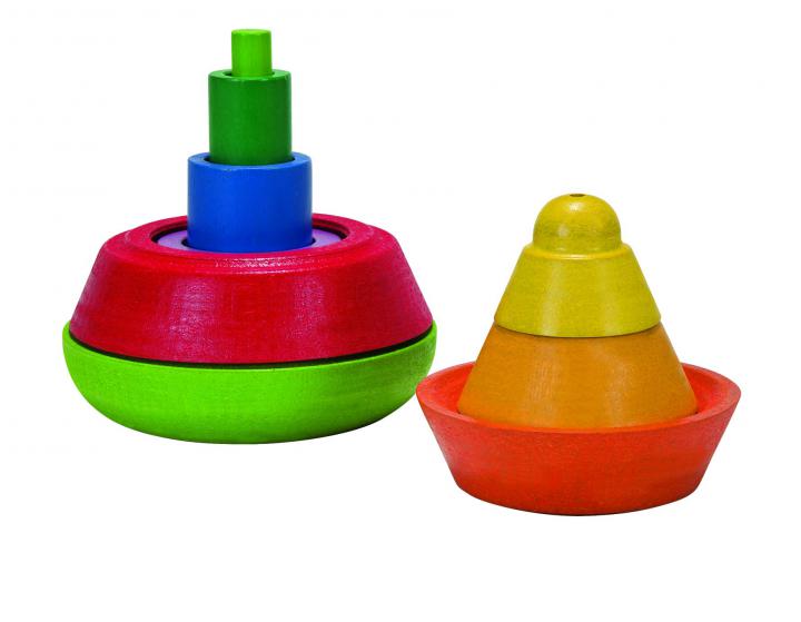 Plan Toys EKO - navlékací pyramida
