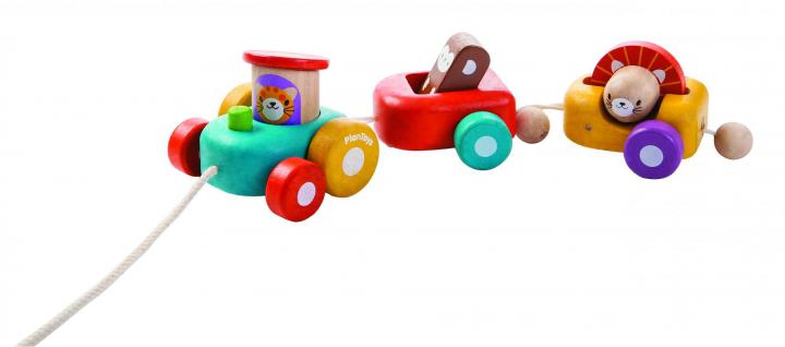 Plan Toys Šťastná lokomotiva