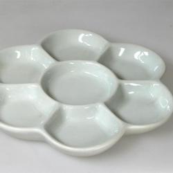 porcelánová paleta Květ