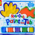 prstové barvy do vany i na tělo Rub a Dub Paint in the Tub