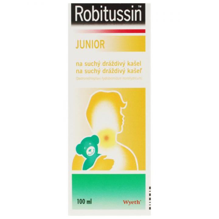 Robitussin Junior na suchý dráždivý kašel