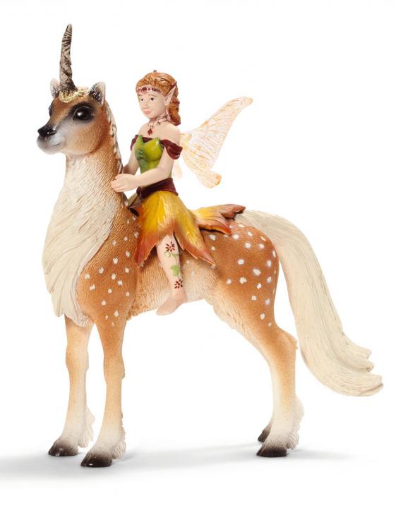 Schleich Elfí víla na lesním jednorožci