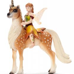 Schleich Elfí víla na lesním jednorožci