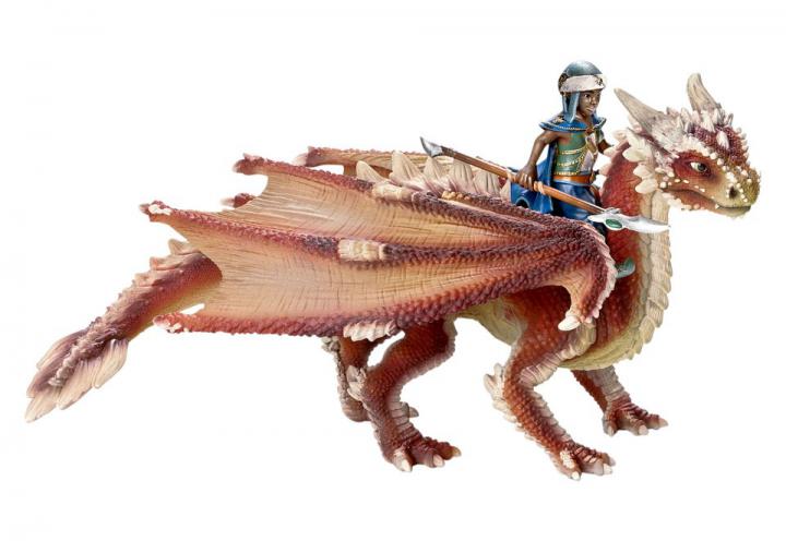 Schleich Mladý drak s jezdcem