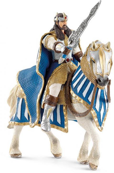 Schleich Rytíř - Král na koni s pohyblivými pažemi