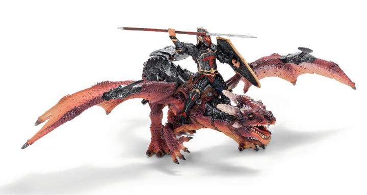 Schleich Rytíř na draku s pohyblivými křídly