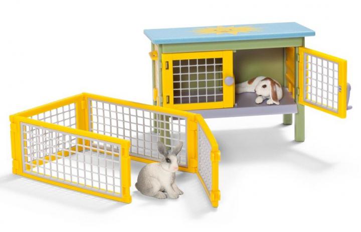 Schleich Scenery set - králíkárna s králíkama