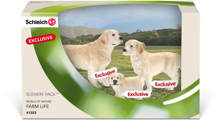 Schleich Set Zlatí retrívři