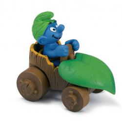 Schleich Šmoula v autě
