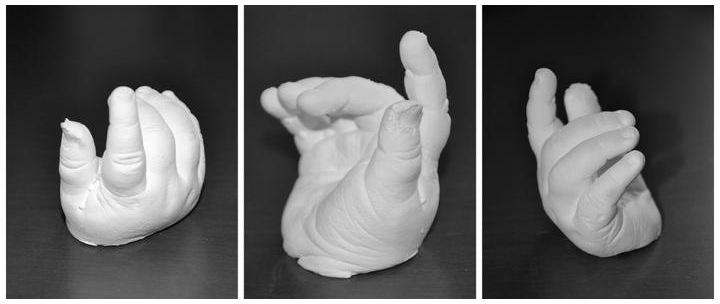 Sculpture Kit 3D otisk chodidla nebo ruky
