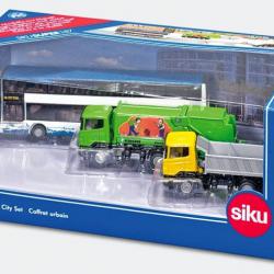 SIKU Super - City set, autobus, sklápěčka