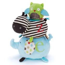 Skip hop ABC Zoo - Zvířátka suchý zip