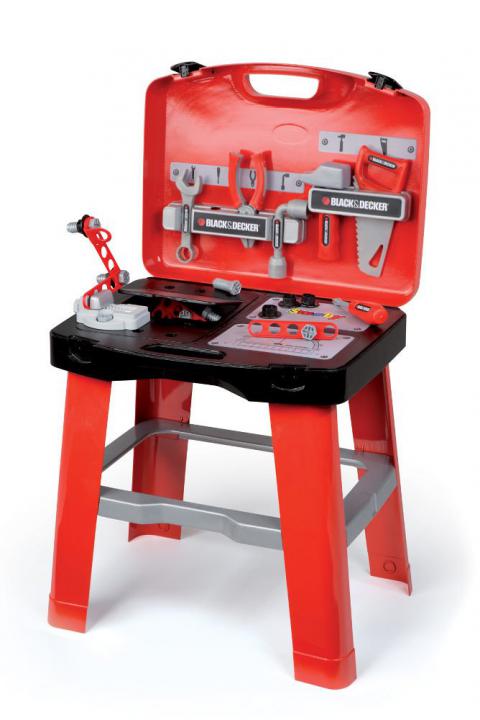 Smoby Black&Decker Pracovní stůl v kufříku