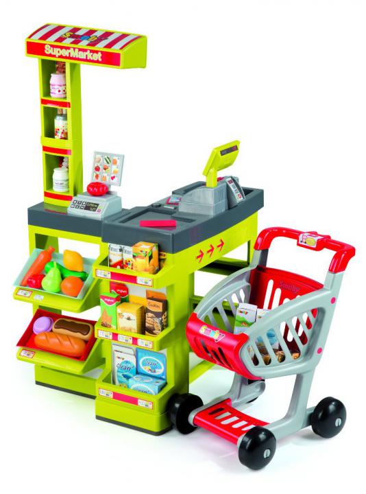 Smoby Supermarket zelenočervený 2014