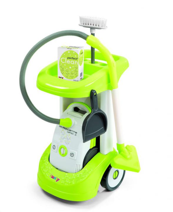 Smoby Vozík pro malou uklízečku s vysavačem