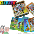 STUDO WOOD Kubus – kostky 9 ks, ČTYŘLÍSTEK