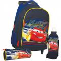 Školní batoh na kolečkách set Cars