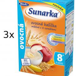 Sunarka Ovocná kašička mléčná, 3x225g