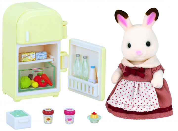 Sylvanian Families Nábytek chocolate králíků - mamka u ledničky