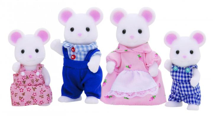 Sylvanian Families Rodina bílých myšek