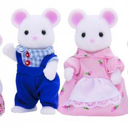 Sylvanian Families Rodina bílých myšek