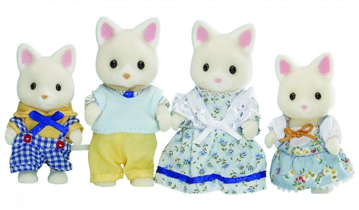 Sylvanian Families Rodina hedvábných koček