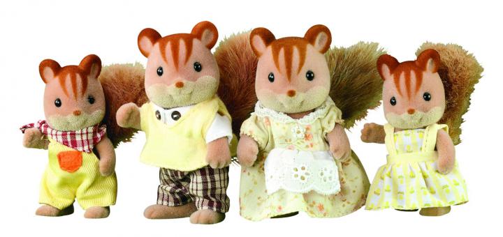 Sylvanian Families Rodina hnědých veverek
