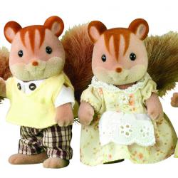 Sylvanian Families Rodina hnědých veverek