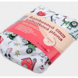 T-tomi Bambusová kalhotková plena AlO, Farma NEW + Dárek vzorky NIVEA Baby