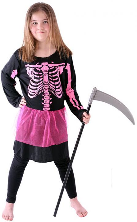 Teddies Kostým skeletonka, vel. M