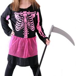 Teddies Kostým skeletonka, vel. M