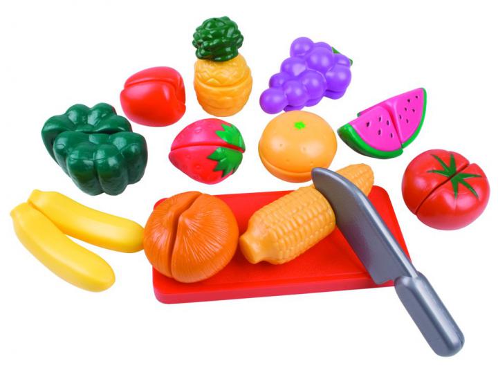 Teddies Krájecí ovoce a zelenina plast v krabičce