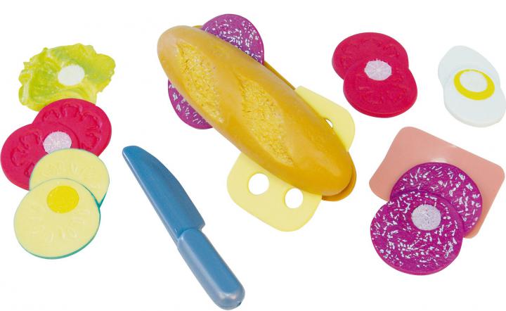 Teddies Krájecí plněná bageta plast 12ks