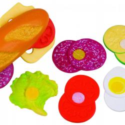 Teddies Krájecí plněná bageta plast 12ks