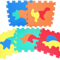 TEDDIES Pěnové puzzle Dinosauři