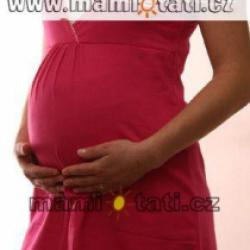 těhotenská, pro kojení - barva amarant