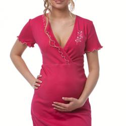 těhotenská, pro kojení, překřížení do V, kytička u výstřihu