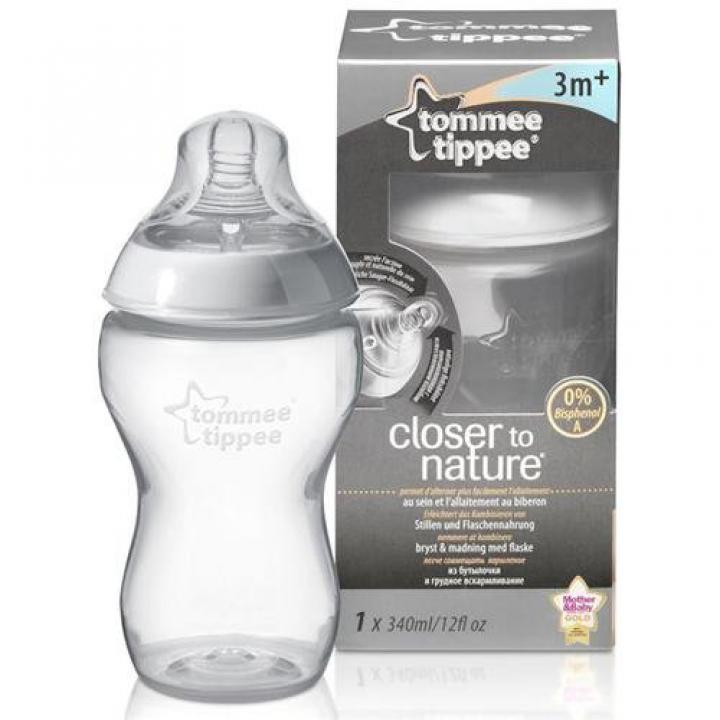 Tommee Tippee kojenecká láhev C2N 1ks, 340ml, 3+m
