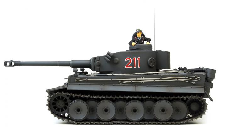 Vstank R/C Tank Airsoft German Tiger I (E) Grey