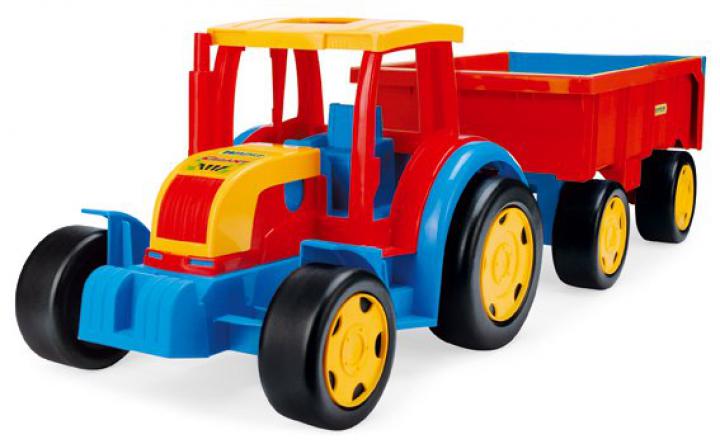 Wader Gigant traktor s vlekem