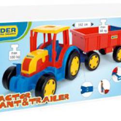 Wader Gigant traktor s vlekem