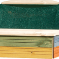 WOODY Pískoviště dřevěné - barevné