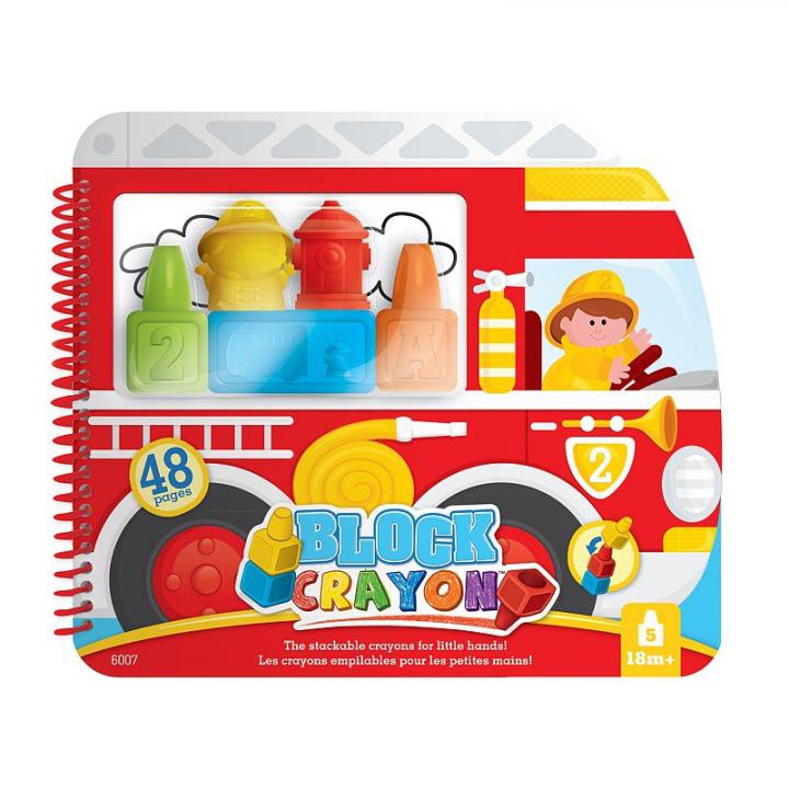 Wooky Omalovánky hasiči 5ks pastele